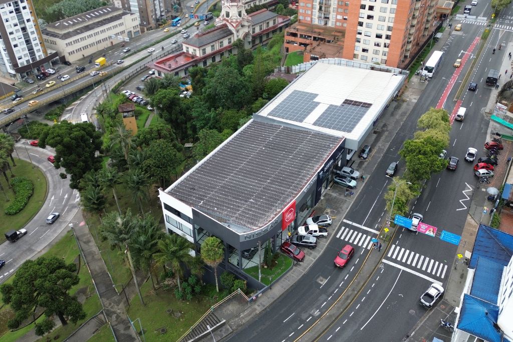 Paneles solares sector automotriz: