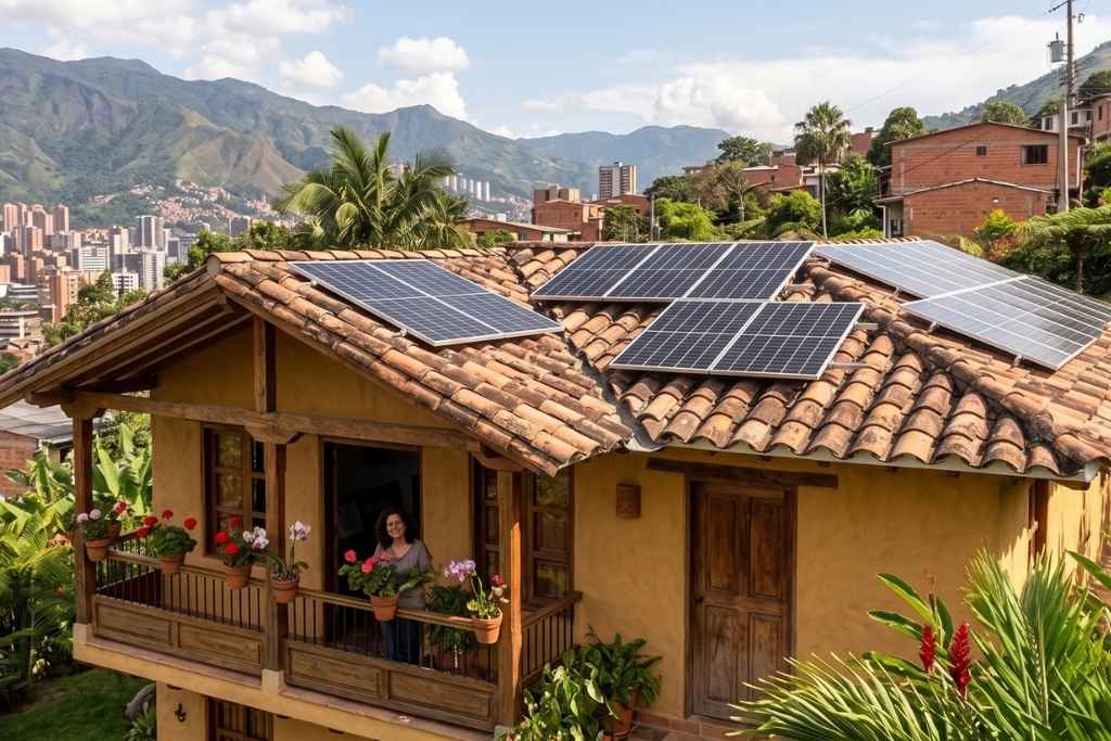 Instalar paneles solares en casa en Colombia: guía práctica para ahorrar con energía solar residencial